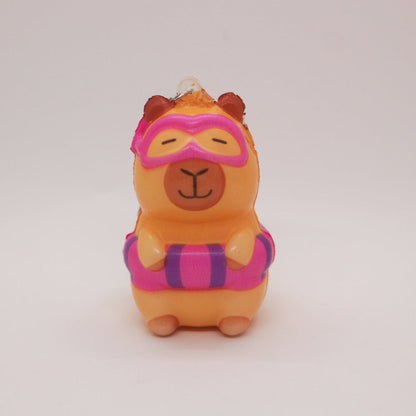 Squishy Chill Capybara Squad in 65mm capsule