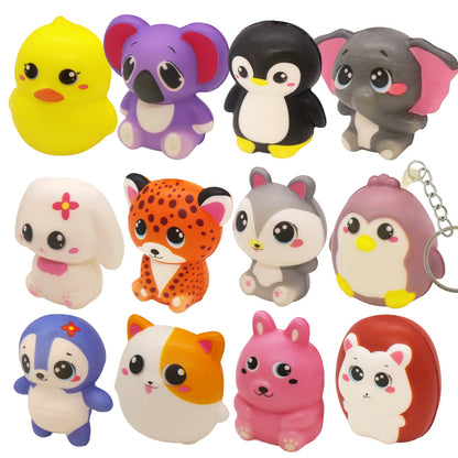 Squishy Softie Zoo Buddies in 65mm capsule
