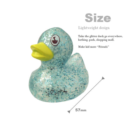 5.7cm Glitter Duck, 7 color Bulk