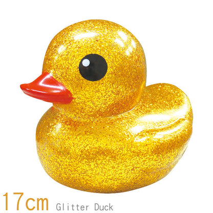 17cm Glitter duck, 4 assorted color