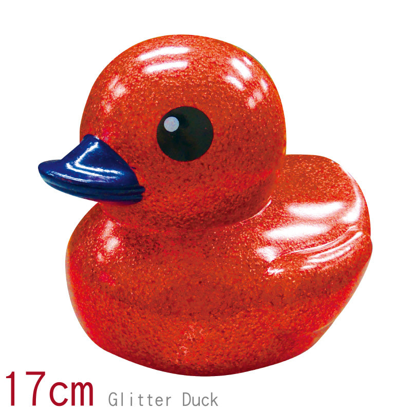 17cm Glitter duck, 4 assorted color