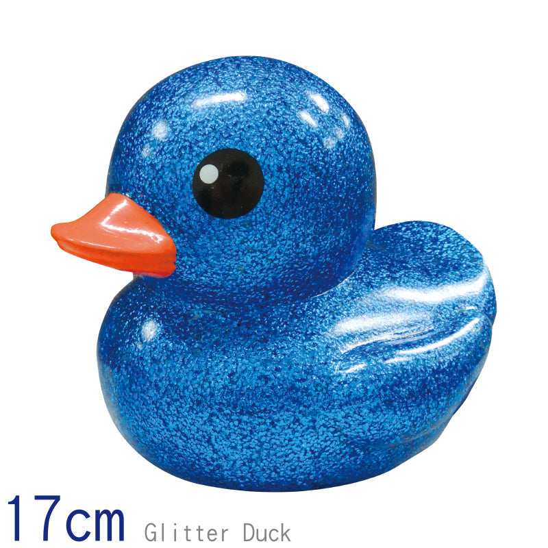 17cm Glitter duck, 4 assorted color