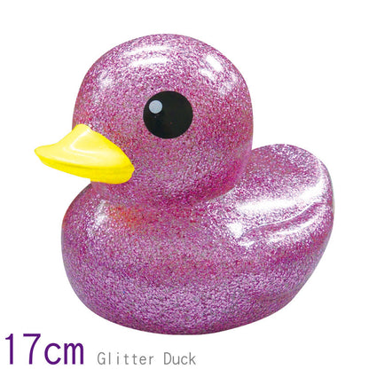 17cm Glitter duck, 4 assorted color