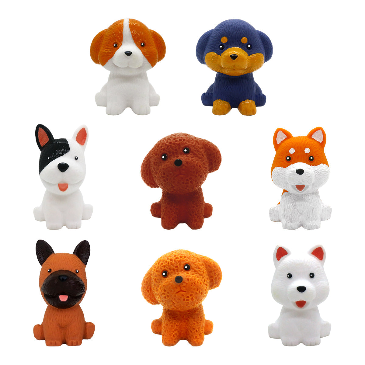 Vinyl toy in bulk pack mix 8pcs /bag