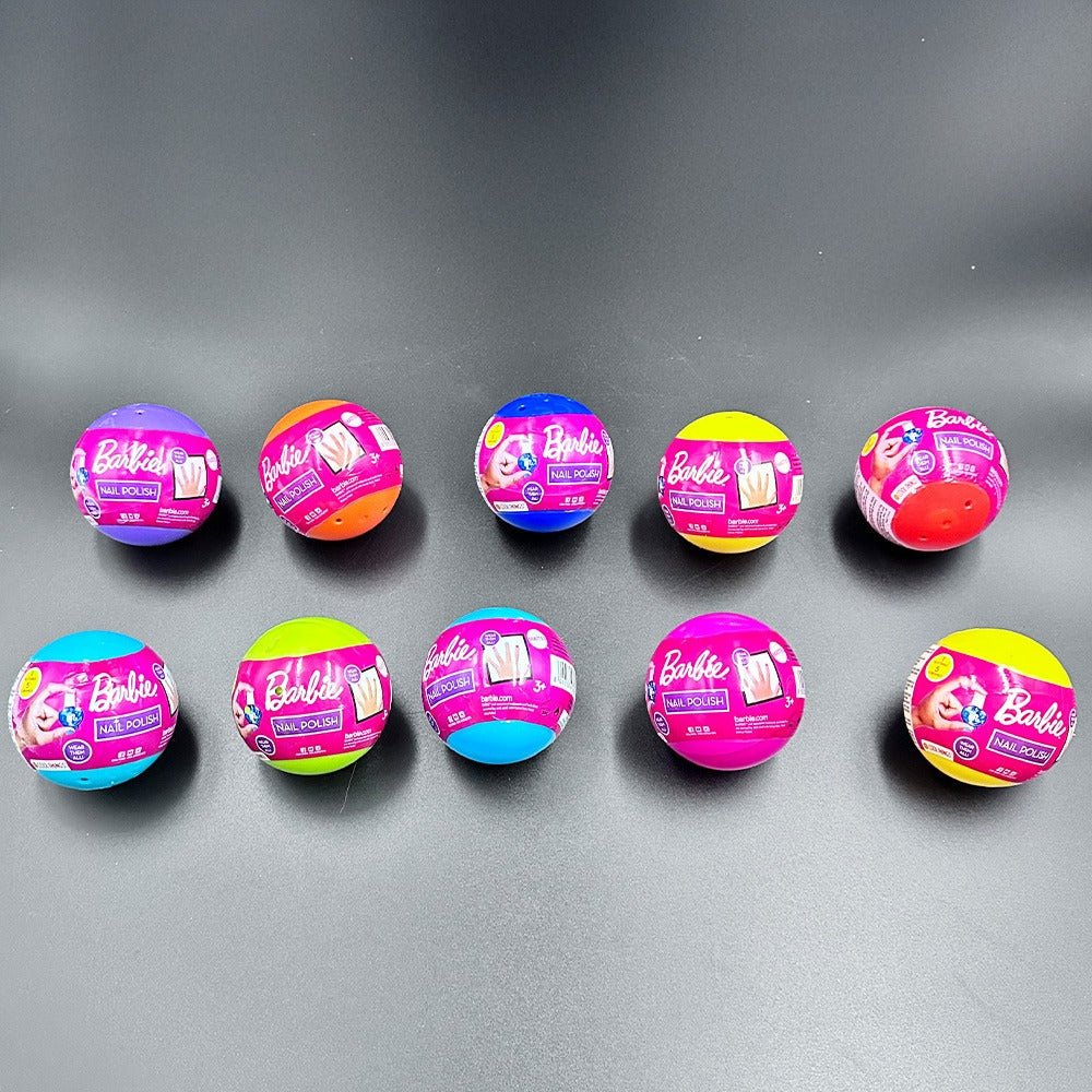 Barbie nail polish in 65mm capsule