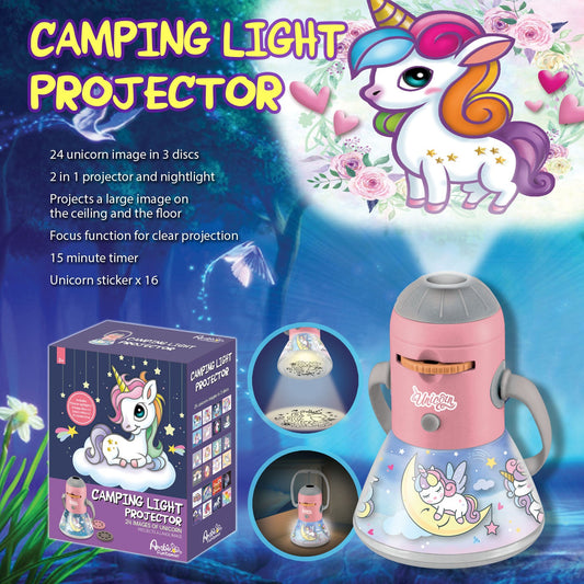 Unicorn camping light projector