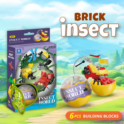 Brick insect 6pc capsule box(65mm)
