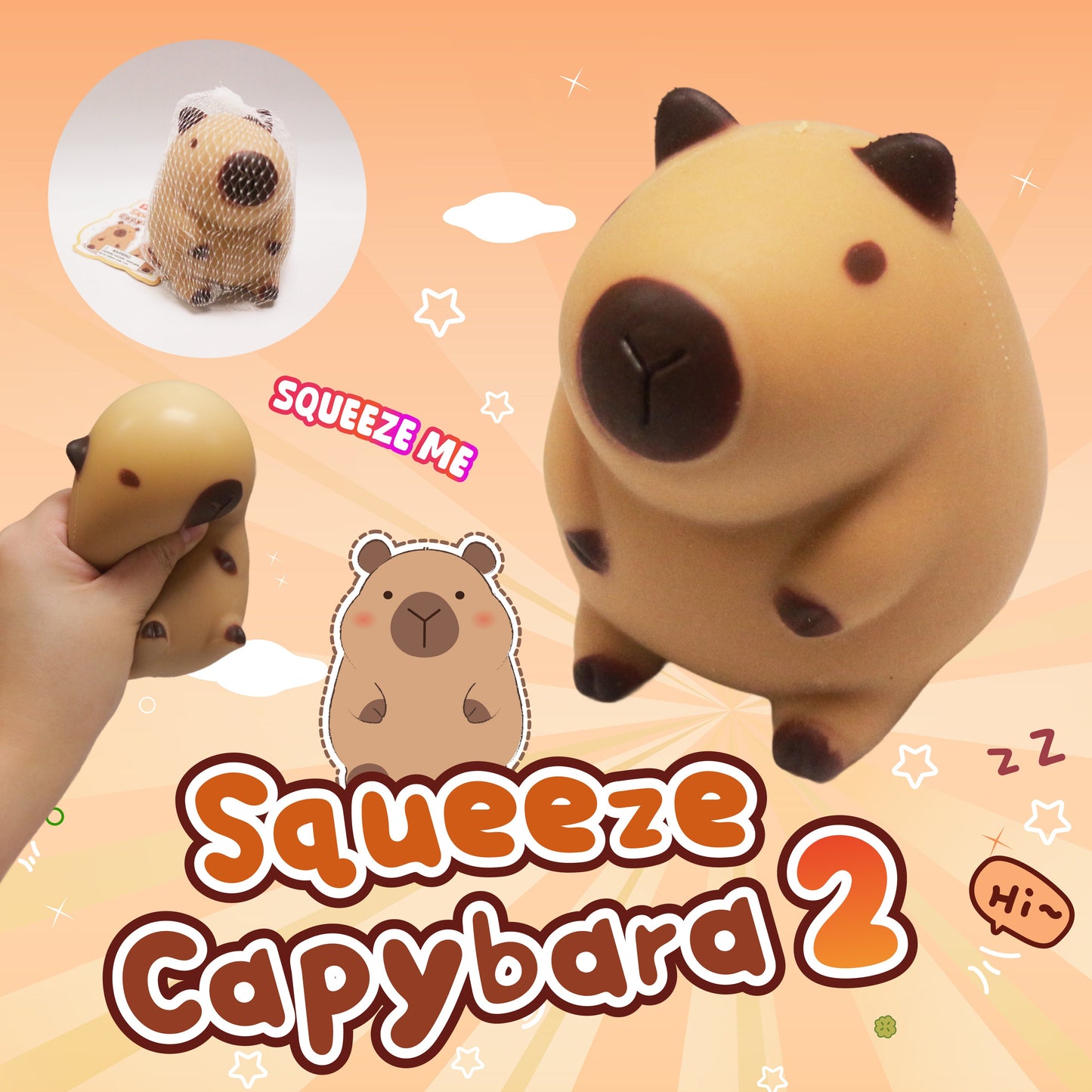 Squeeze Capybara 2 w/display