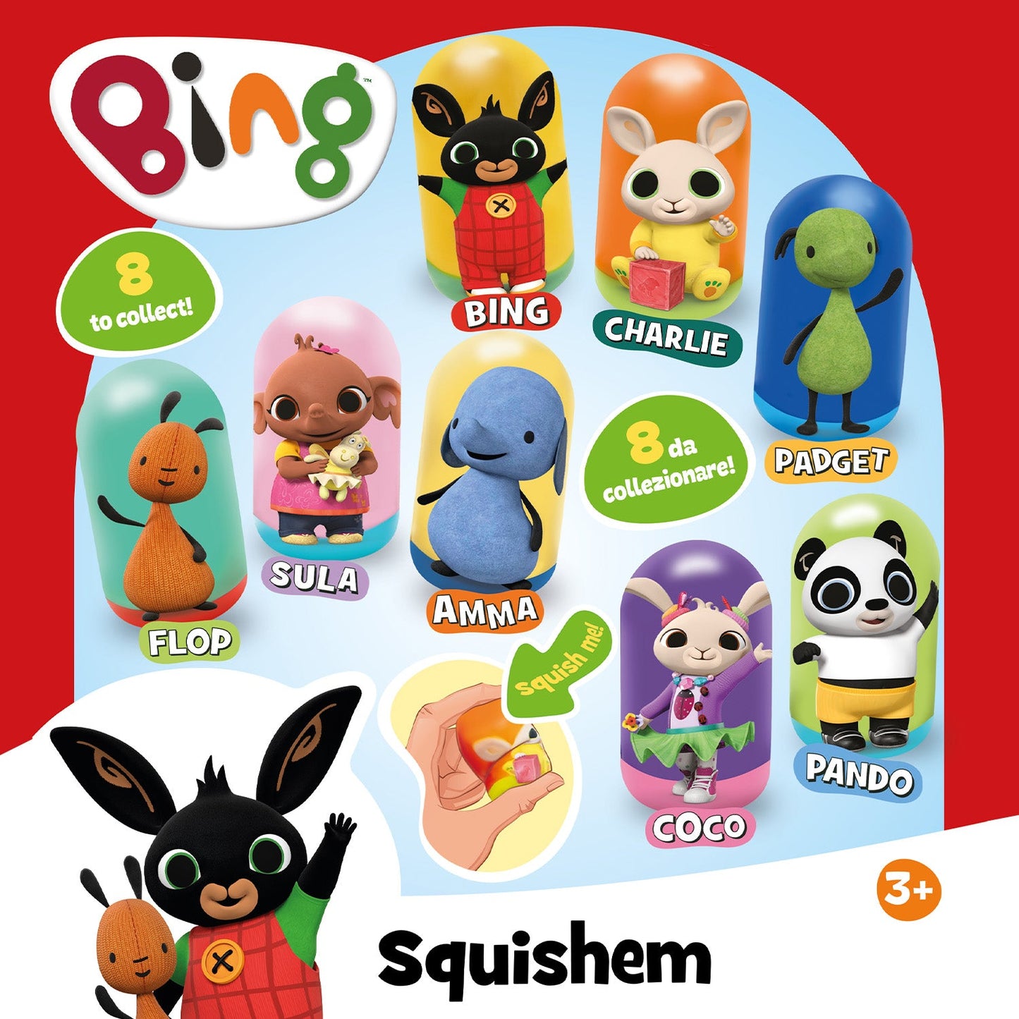 Bing Squishem in 65mm capsule