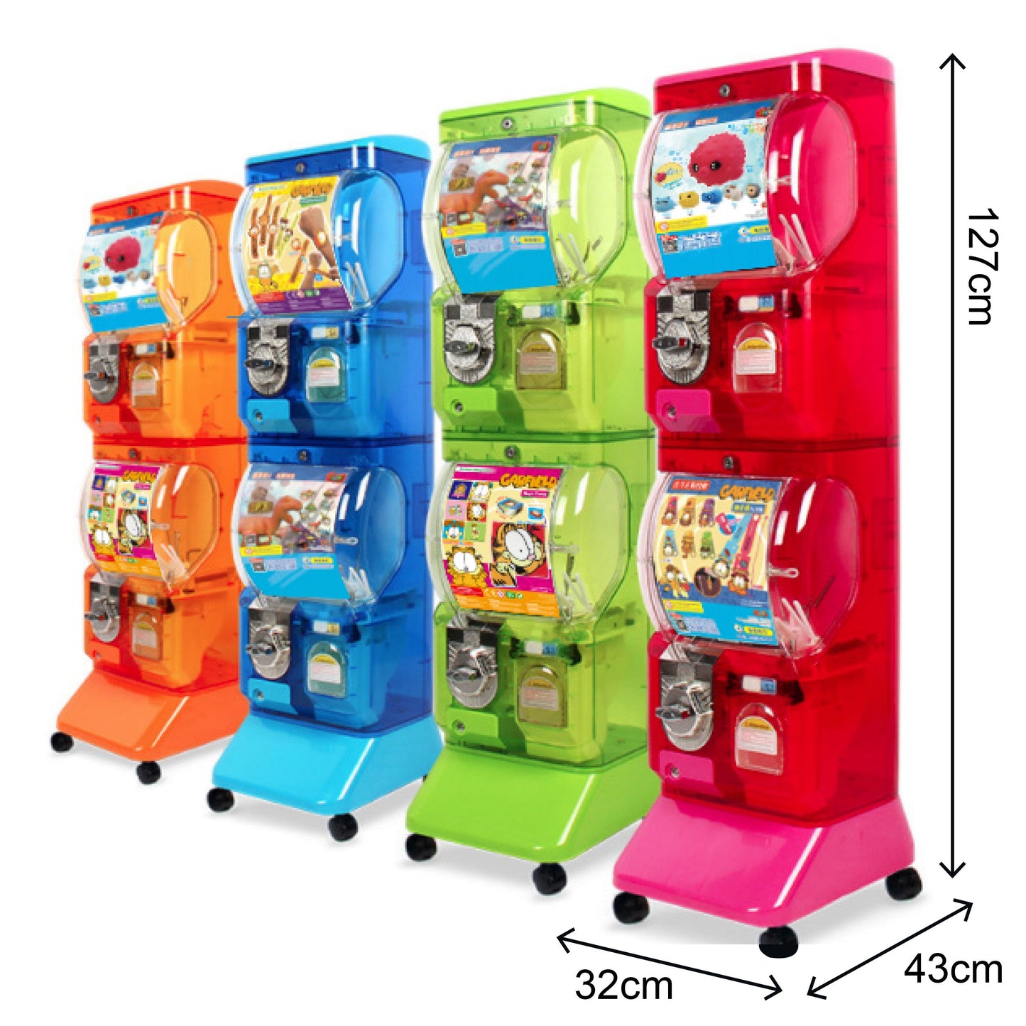 Translucent Vending machine(2disp)-Green