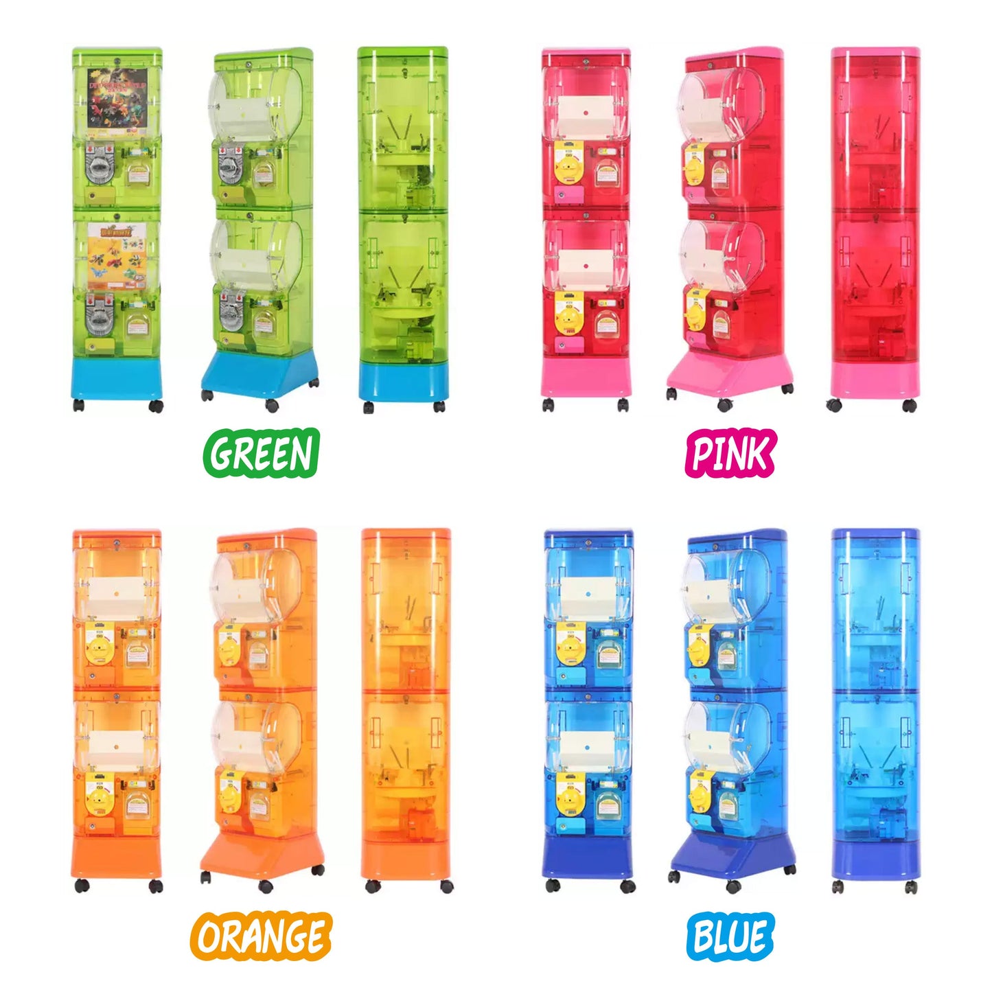 Translucent Vending machine(2disp)-Blue