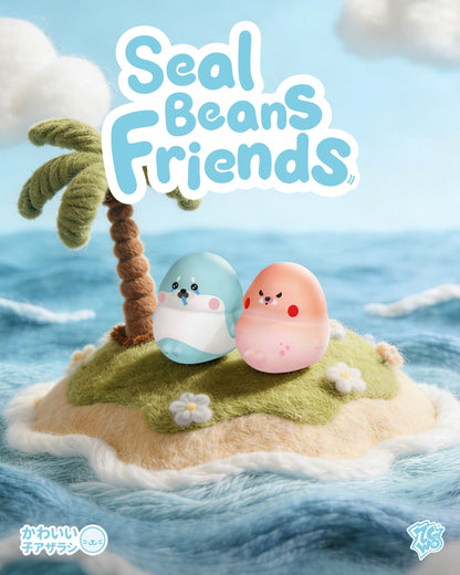 Squishy Seal Beans Friends Blind Box (6pcs/set)