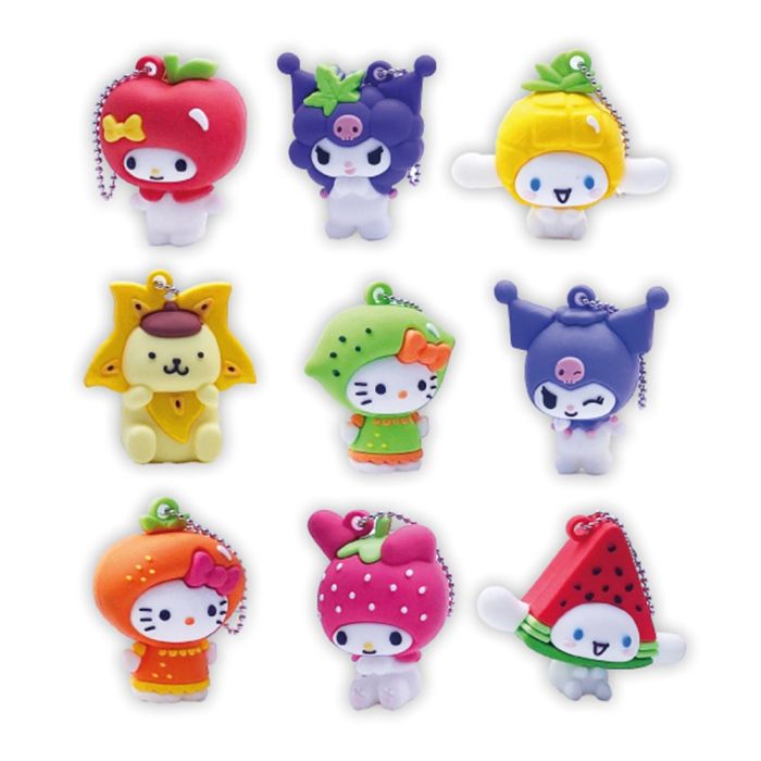 Hello Kitty Tutty Fruit Charms Countertop Capsule Display(5cm L40)